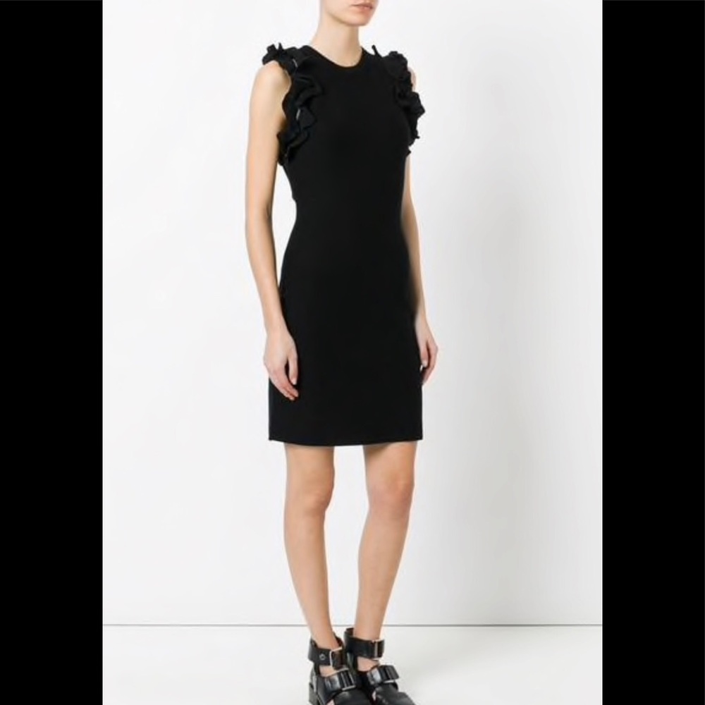 3.1 P H I L L I P L I M : Zipper Ruffle Mini Dress - Picture 6 of 8
